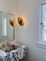 calacatta viola marble sink