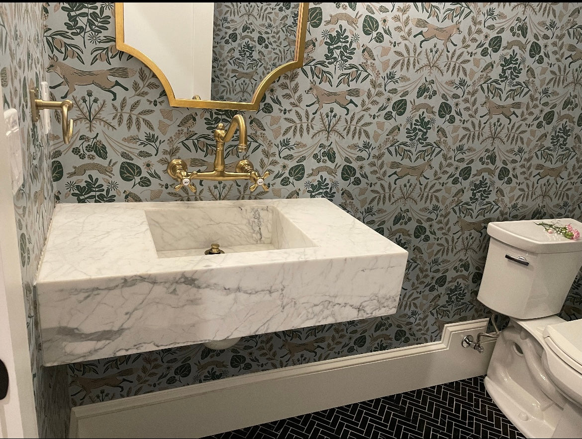 Luxury bathroom vanity