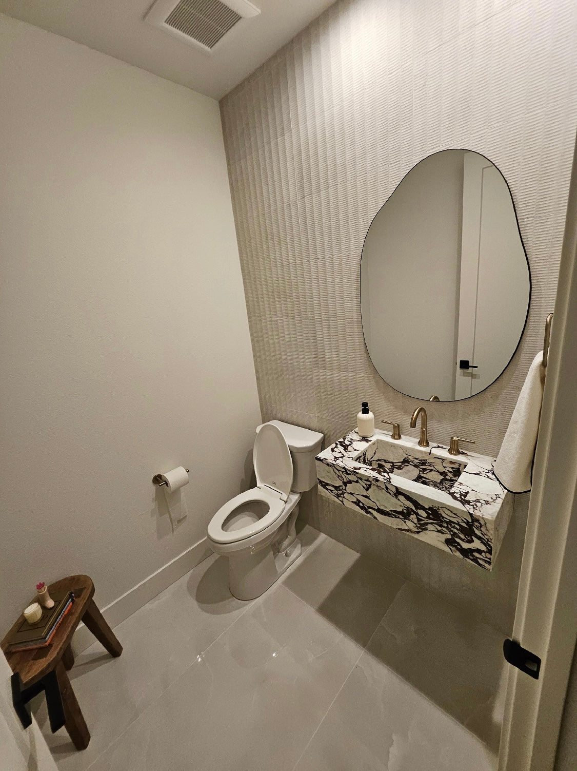 floating marble sink