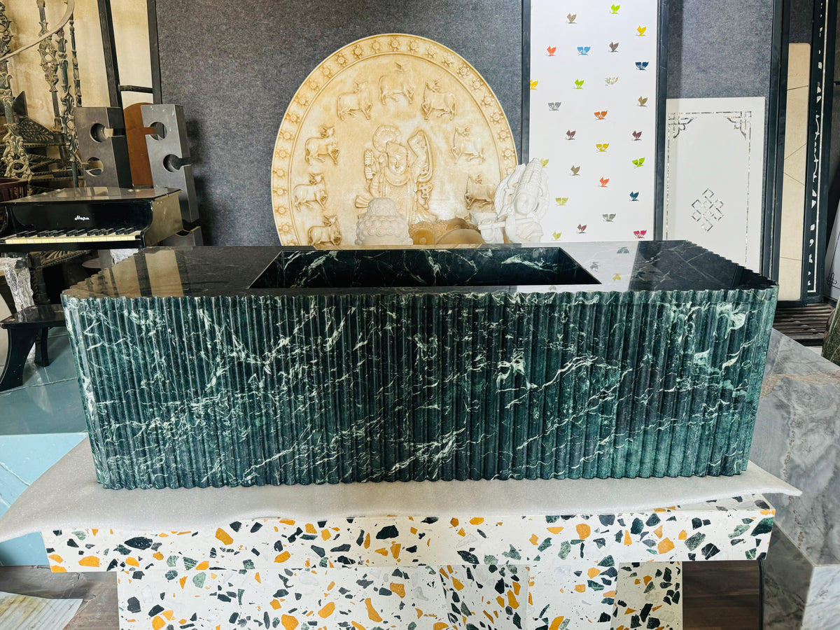 Green Marble Sink